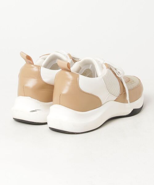 「PAPILLONNER」 ローカットスニーカー S ベージュ レディース_画像2