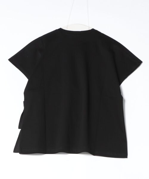 PICCIN PERLA tシャツ アシンメトリーフリルプルオーバー レディース