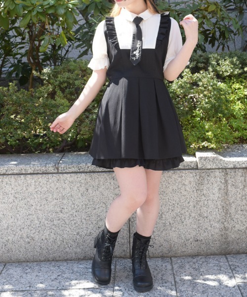 axes femme（アクシーズ ファム） ワンピース ネクタイ付セットアップ