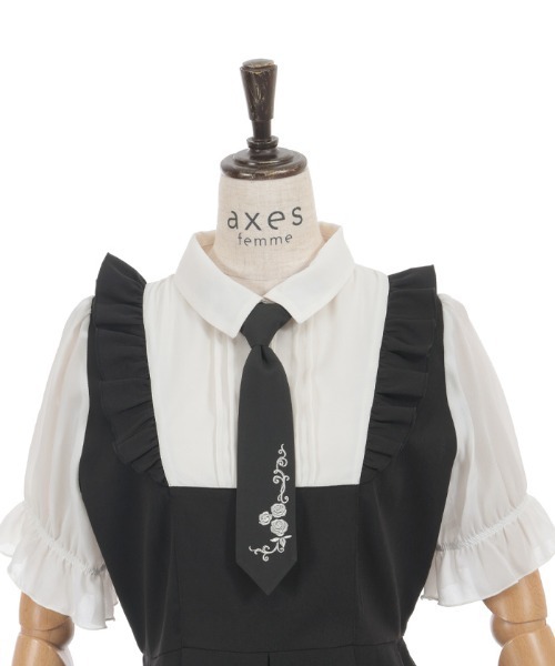 axes femme（アクシーズ ファム） ワンピース ネクタイ付セットアップ