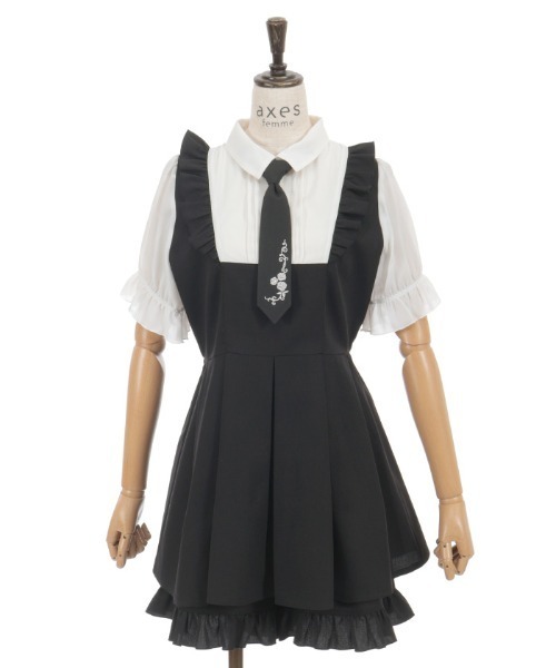axes femme ワンピース セット axes femme（アクシーズ ファム） ワンピース ネクタイ付セットアップ