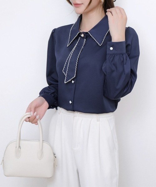 Beststore（ベストストア） ブラウス シャツ 「大人可愛いアクセント