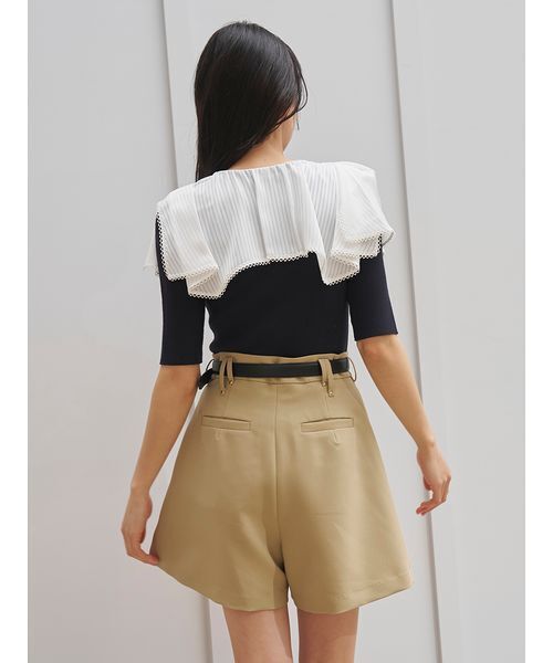 SNIDEL（スナイデル） パンツ シンプルショートパンツ レディース