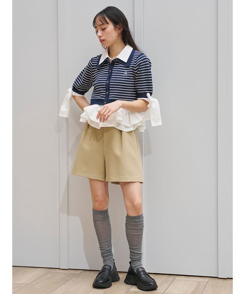 SNIDEL（スナイデル） パンツ シンプルショートパンツ レディース
