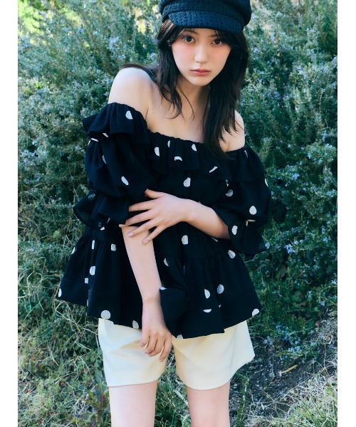 snidel シンプルショートパンツ BLK 1 SNIDEL（スナイデル） パンツ シンプルショートパンツ レディース