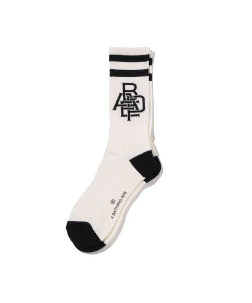A BATHING APE（アベイシングエイプ） 靴下 APE HEAD LINE SOCKS