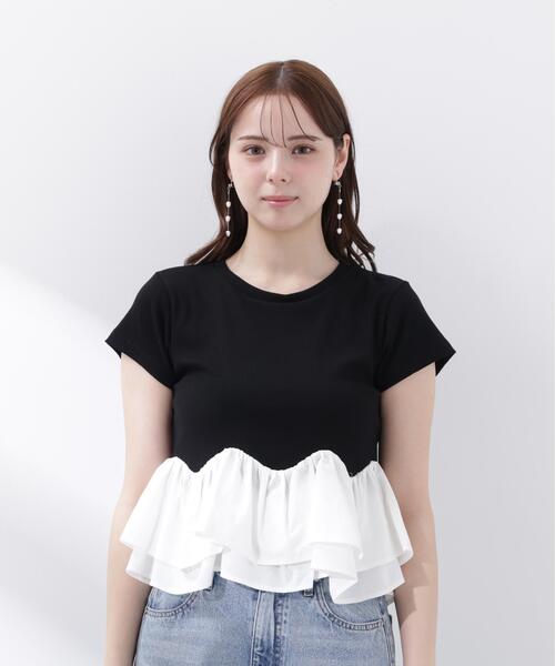tシャツ 「ａ」ホイップフリルＴシャツ / 1216269501 レディースの画像