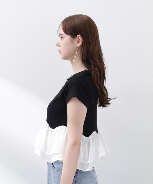 tシャツ 「ａ」ホイップフリルＴシャツ / 1216269501 レディースの画像