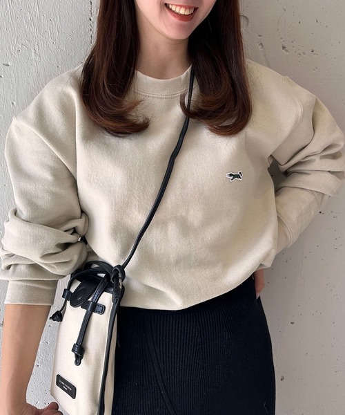 「PENNEYS」 スウェットカットソー L ネイビー レディース_画像3