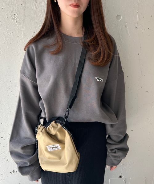 「PENNEYS」 スウェットカットソー L ネイビー レディース_画像4