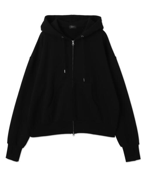 「LUCY」 ジップアップパーカー MEDIUM 杢グレー メンズ_画像8