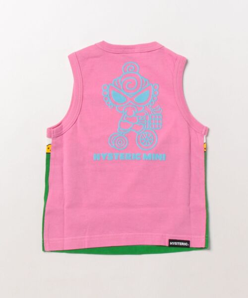 タンクトップ 肌着 HAPPY DRIVE ノースリーブTシャツ キッズ 子供服 男の子 女の子の画像