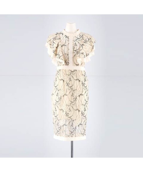 「DAZZY」 半袖ワンピース X-SMALL ブルー レディース_画像8