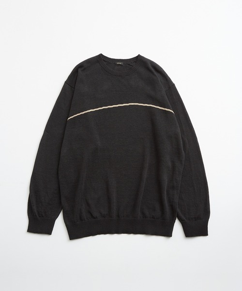 「WILD LIFE TAILOR Adam et Rope'」 長袖ニット M キャメル メンズ_画像3