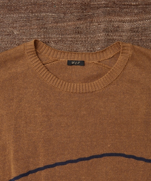 「WILD LIFE TAILOR Adam et Rope'」 長袖ニット M キャメル メンズ_画像7