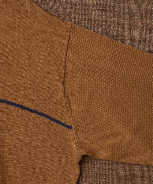 「WILD LIFE TAILOR Adam et Rope'」 長袖ニット M キャメル メンズ_画像8