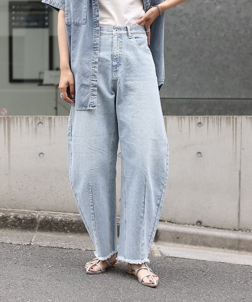 「COLONY 2139」 デニムパンツ LARGE ネイビー レディース_画像2