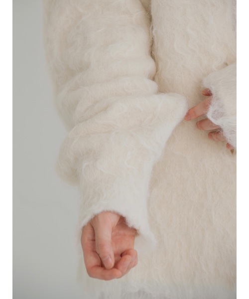 「JUMELLE」 ニットカーディガン MEDIUM グレー レディース_画像7