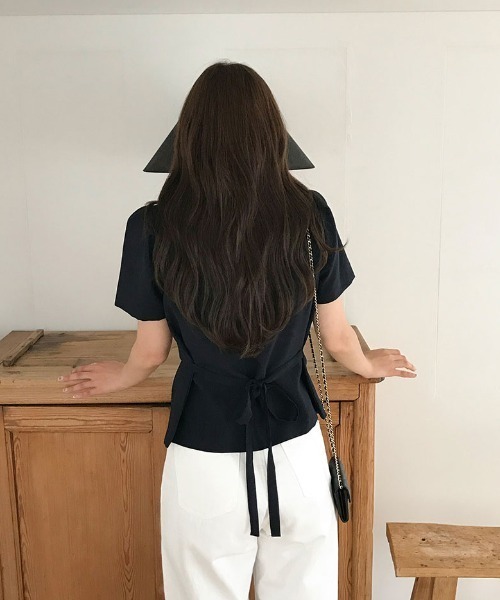 「FAVORITO」 半袖カットソー F ブラック レディース_画像8