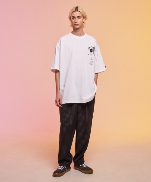 「rehacer」 半袖Tシャツ LARGE ブラック メンズ_画像5