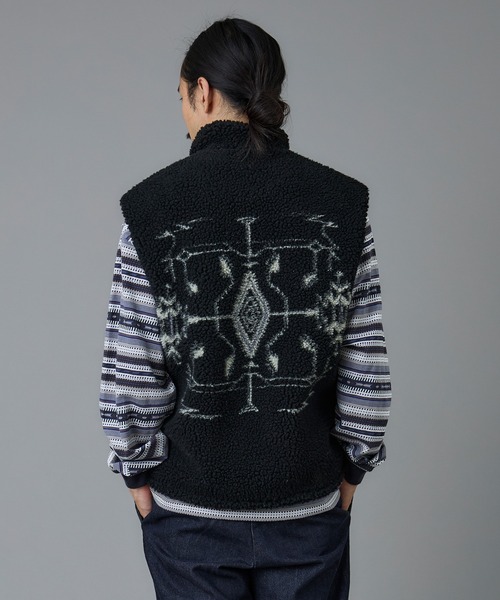 PENDLETON（ペンドルトン） ベスト ジレ ジャガードボアリバーシブル