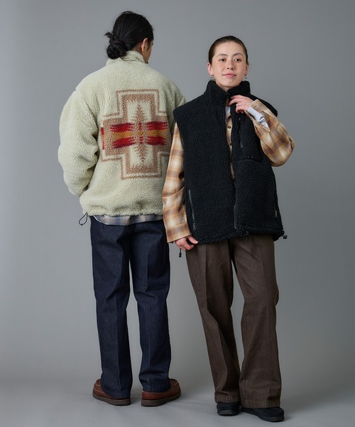PENDLETON（ペンドルトン） ベスト ジレ ジャガードボアリバーシブル