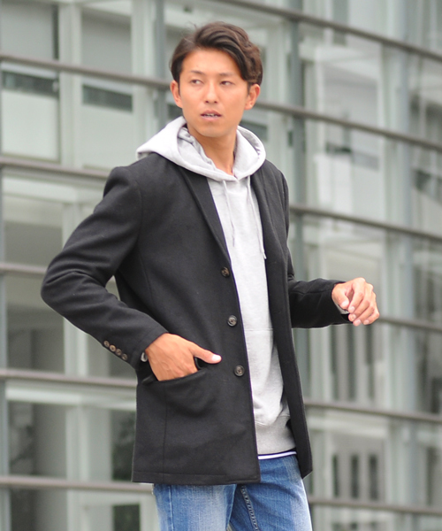 SPADE ジャケット テーラードジャケット 「SPADE」ウール混 メルトン 