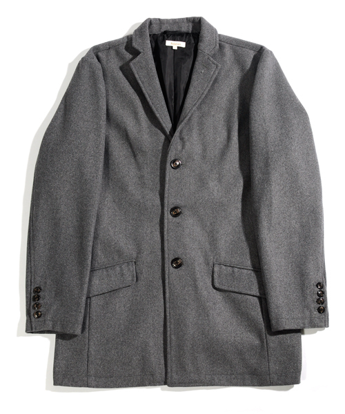 L・B・M 1911/ CAR COAT ウールメンズコート ボルドー / 46 L・B・M 1911/ CAR COAT ウールメンズコート ボルドー / 46 メンズ