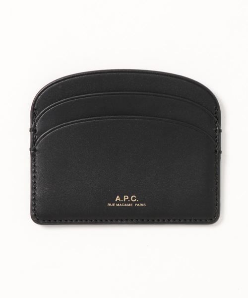 A.P.C. コインケース PORTE CARTE DEMI-LUNE 19A : ZOZOTOWN