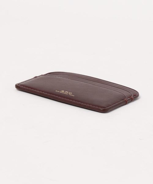 A.P.C. ブラウン Demi-Lune コインケース Demi-Lune New coin purse - Smooth vegetable-tanned leather