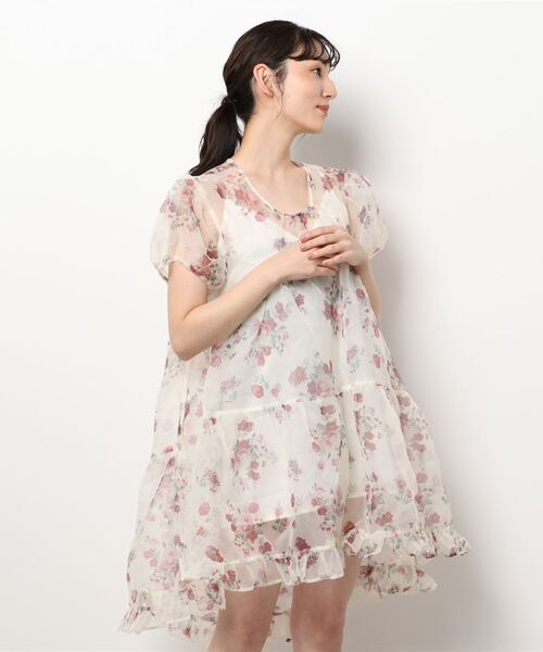 【新品未使用】sister jane 花柄刺繍 シアーワンピース ワンピース 半袖 「SISTER JANE/シスター ジェーン」Wildflower Canopy