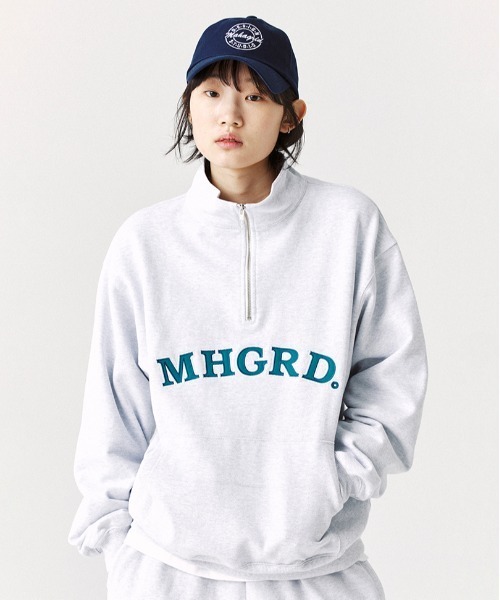 スウェット 【mahagrid】ARC LOGO HALF ZIP SWEATSHIRT / マハグリッド アーチ ロゴ ハーフジップ スウェットシャ|ZOZOTOWN PayPayモール店|02