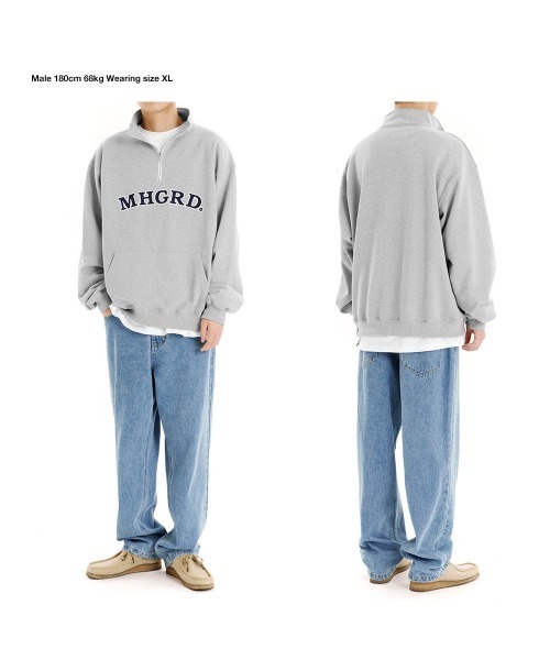 スウェット 【mahagrid】ARC LOGO HALF ZIP SWEATSHIRT / マハグリッド アーチ ロゴ ハーフジップ スウェットシャ|ZOZOTOWN PayPayモール店|22