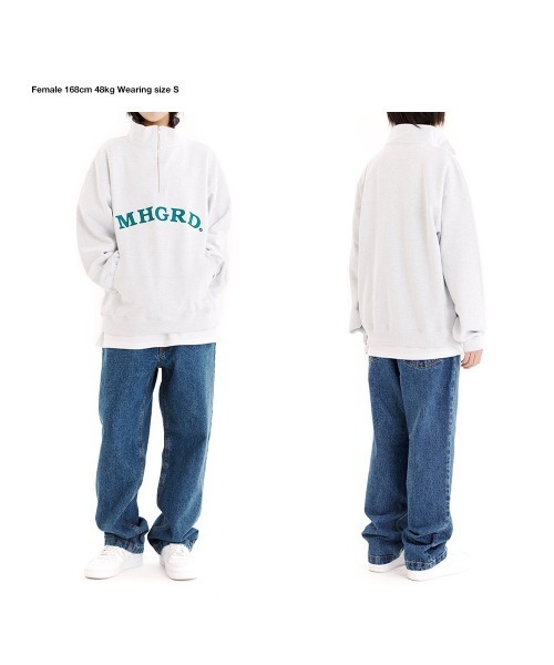 スウェット 【mahagrid】ARC LOGO HALF ZIP SWEATSHIRT / マハグリッド アーチ ロゴ ハーフジップ スウェットシャ|ZOZOTOWN PayPayモール店|15