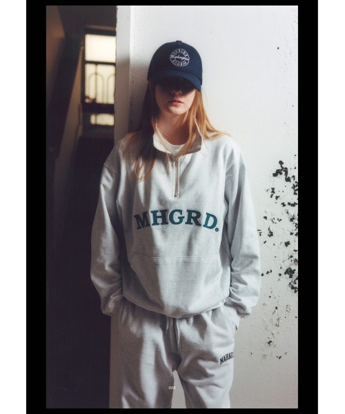 スウェット 【mahagrid】ARC LOGO HALF ZIP SWEATSHIRT / マハグリッド アーチ ロゴ ハーフジップ スウェットシャ|ZOZOTOWN PayPayモール店|10