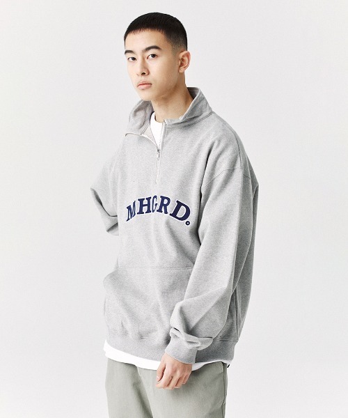 スウェット 【mahagrid】ARC LOGO HALF ZIP SWEATSHIRT / マハグリッド アーチ ロゴ ハーフジップ スウェットシャ|ZOZOTOWN PayPayモール店|08