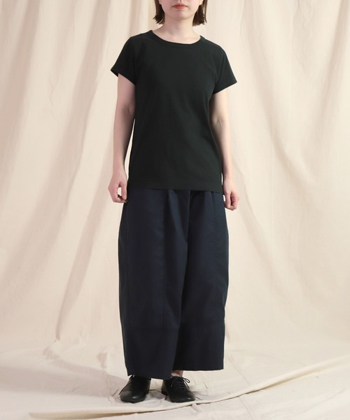 Brocante パンツ 「Brocante / ブロカント」 綿麻サージ トヌ―パンツ