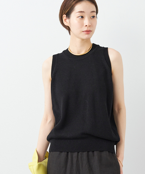 plage Italian Yarn タンク　プラージュ plage（プラージュ）の「Italian Yarn タンク◇（ニット