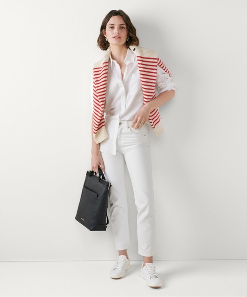 【美品】コールハーン　グランドアンビション　リュック　3way ホワイト　レザー COLE HAAN（コールハーン） デイバック リュック グランド