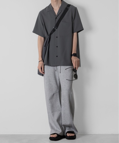 ATTACHMENT スウェットパンツ ジャージ CO/PE ダブルニット