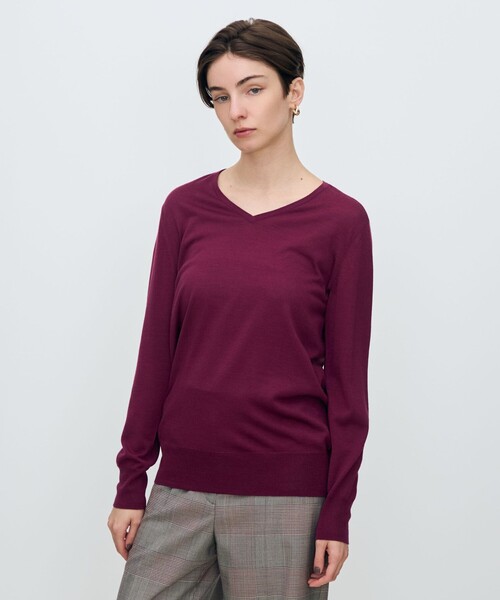 TOMORROWLAND collection ニット セーター エクストラファインウール V