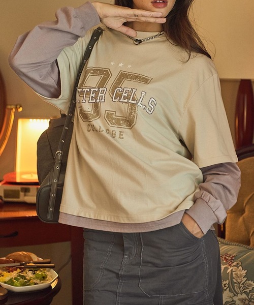BITTER CELLS tシャツ CELLS／LAYERED長袖シャツ 2982358