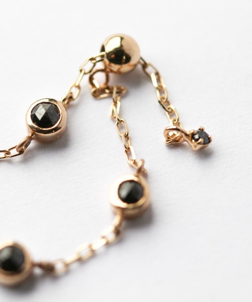 cui-cui（キュイキュイ） 指輪 リング ブラックダイヤモンド チェーン