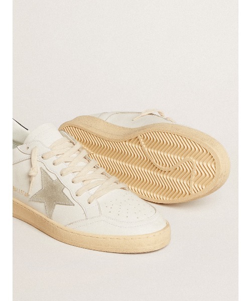 スニーカー BALLSTAR LEATHER UPPER SUEDE STAR SHINY LEATHER HEEL メンズの画像