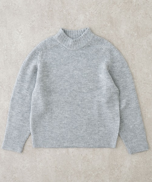 BRICK＆SONS セーター ニット ブラッシュヤーンラグランモック