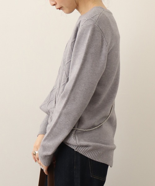 ニット セーター chiaro ジャガードニット レディース chiaro ニット セーター ジャガードニット レディース