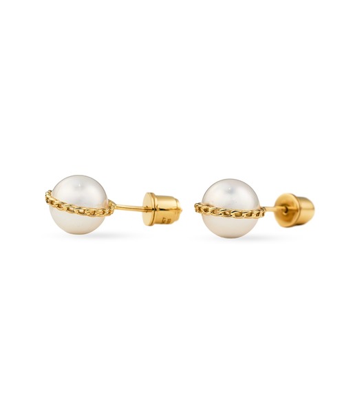 ピアス Pearl Pierce（8mm） レディース メンズの画像