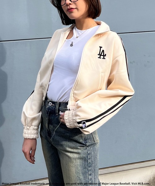 BACK TO THE FIELD tシャツ 「MLB」アシメショルダーカット