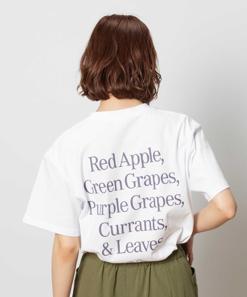 tシャツ コットンプリント Tシャツ レディース SHOO・LA・RUE tシャツ 「選べる4柄」コットンプリントロゴT