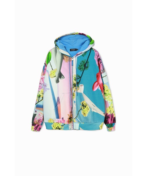 Desigual トレーナー スウェット SURRAL AIRPLANE-LACROIX
